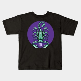 Zodiac - Star Sign - Scorpio - pos Kids T-Shirt